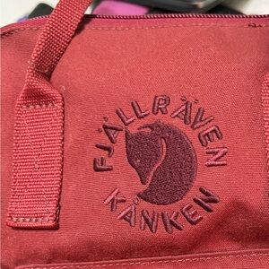 Fjallraven Red Mini Backpack